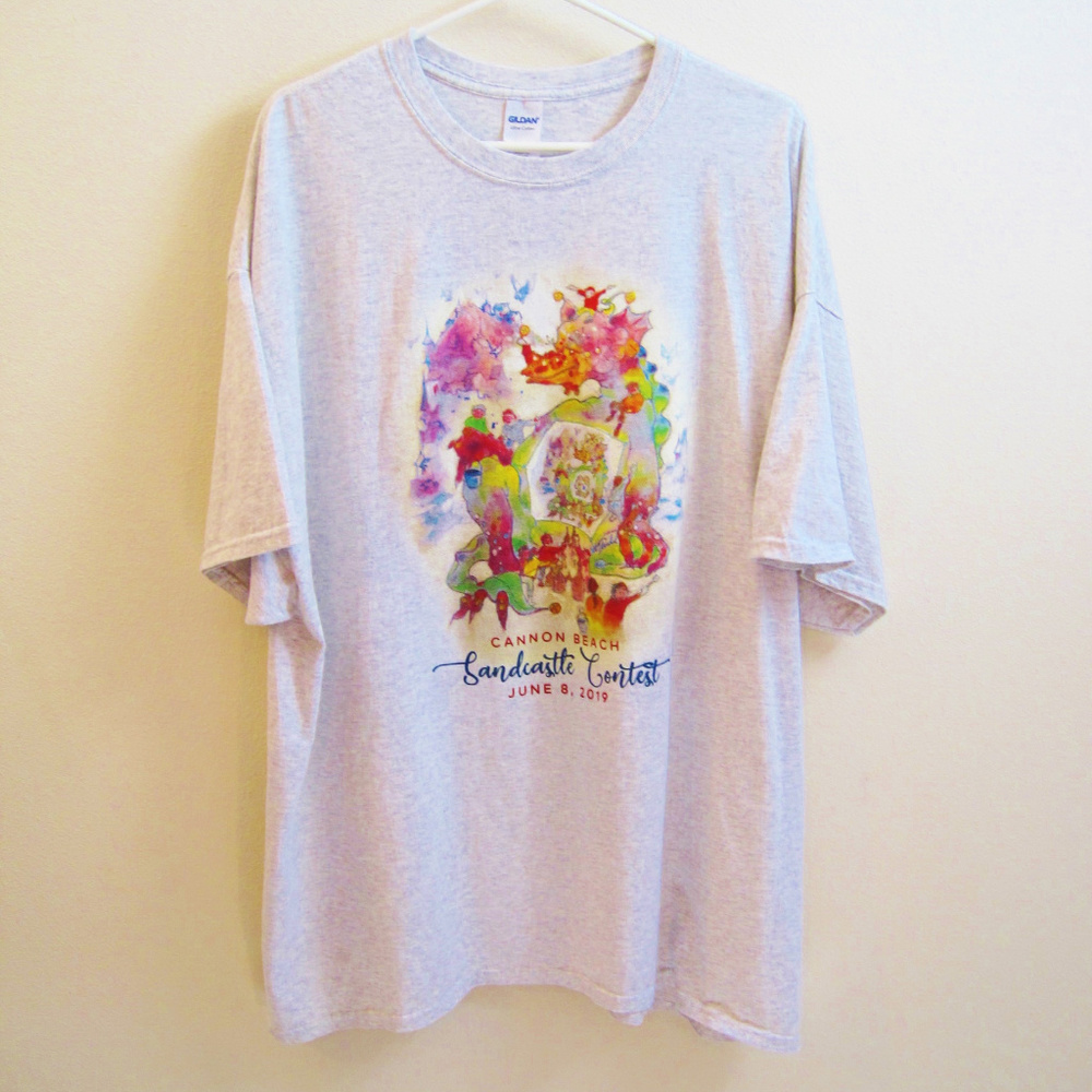 Sandcastle Contest T-Shirt-2019 Steidel Dragon Art